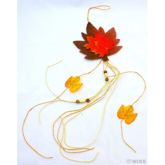 ZÁVĚS LIST 4ks 14x70cm*MIX BAREV