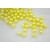KORÁLKY 10mm cca 104ks*ŽLUTÁ SV.