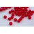 KORÁLKY 10mm cca 104ks*ČERVENÁ 