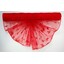 ORGANZA VZOR SZ-52 38cmx9yd*ČERVENÁ 019