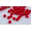 KORÁLKY 10mm cca 104ks*ČERVENÁ 