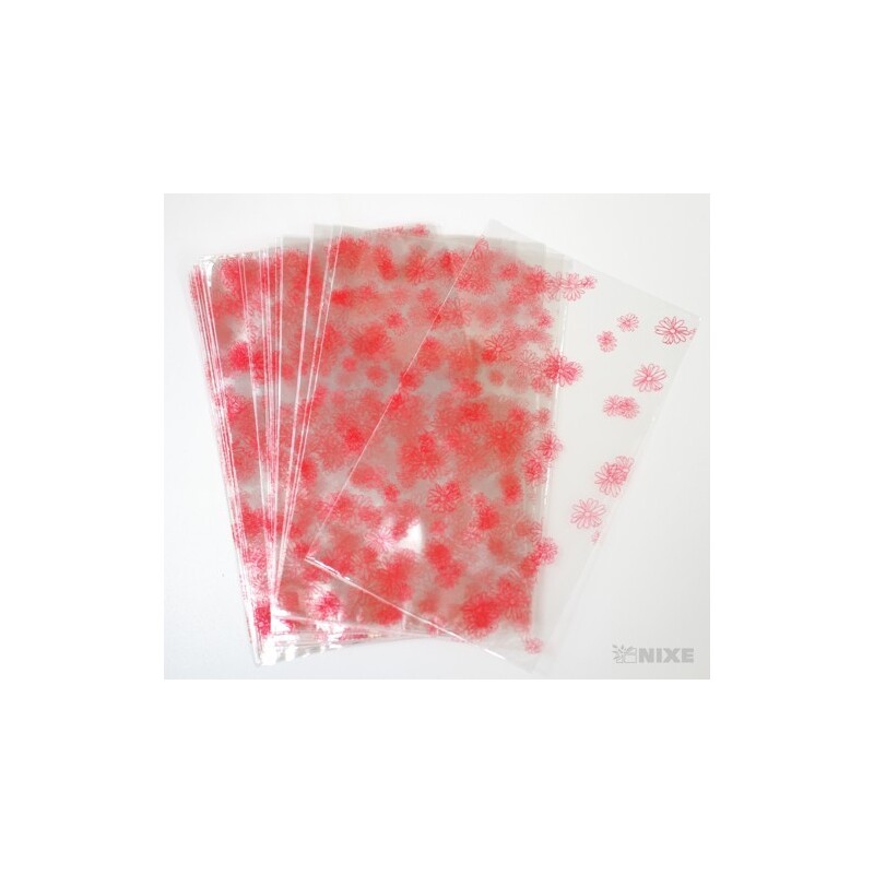 20x35cm KVÍTEK T SÁČEK*ČERVENÁ