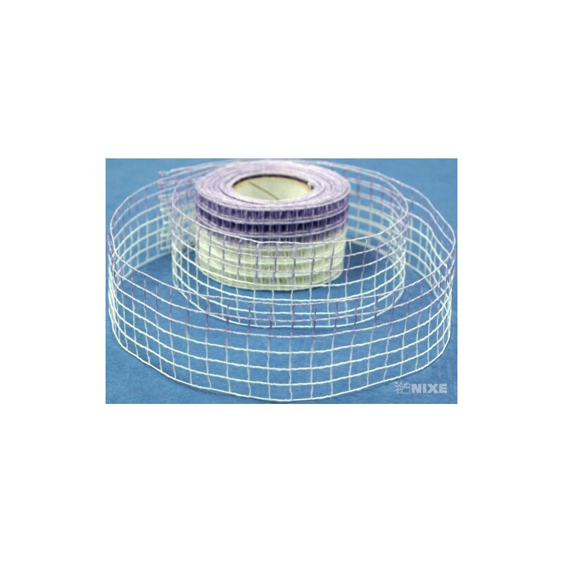 W085 STUHA 50mmx10m*FIALOVÁ+BÍLÁ 61152