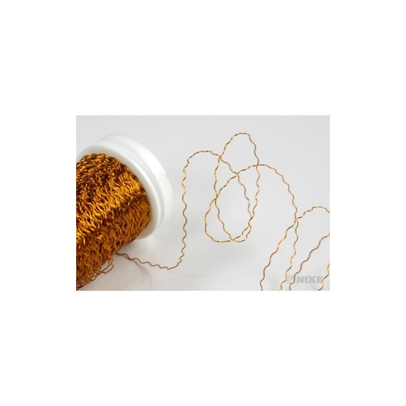 DRÁT EFFEKT 0,3mm 50g*ŠAFRÁNOVÁ