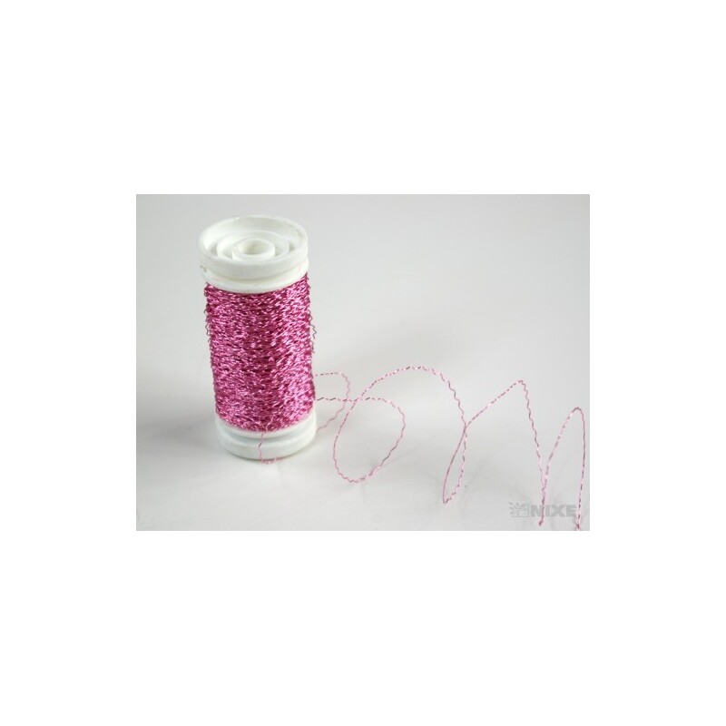 DRÁT EFFEKT 0,3mm 50g*RŮŽOVÁ
