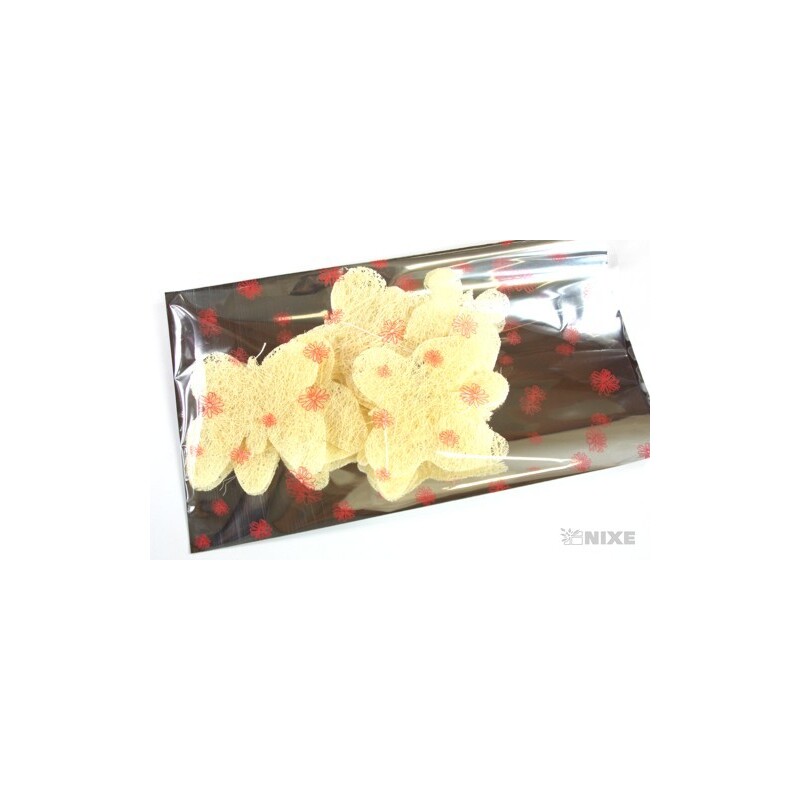 25x38cm KVÍTEK M SÁČEK*ČERVENÁ