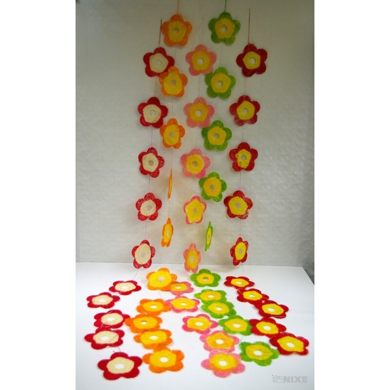 KYTIČKA GIRLANDA MZT06B737 12cm*MIX BAREV