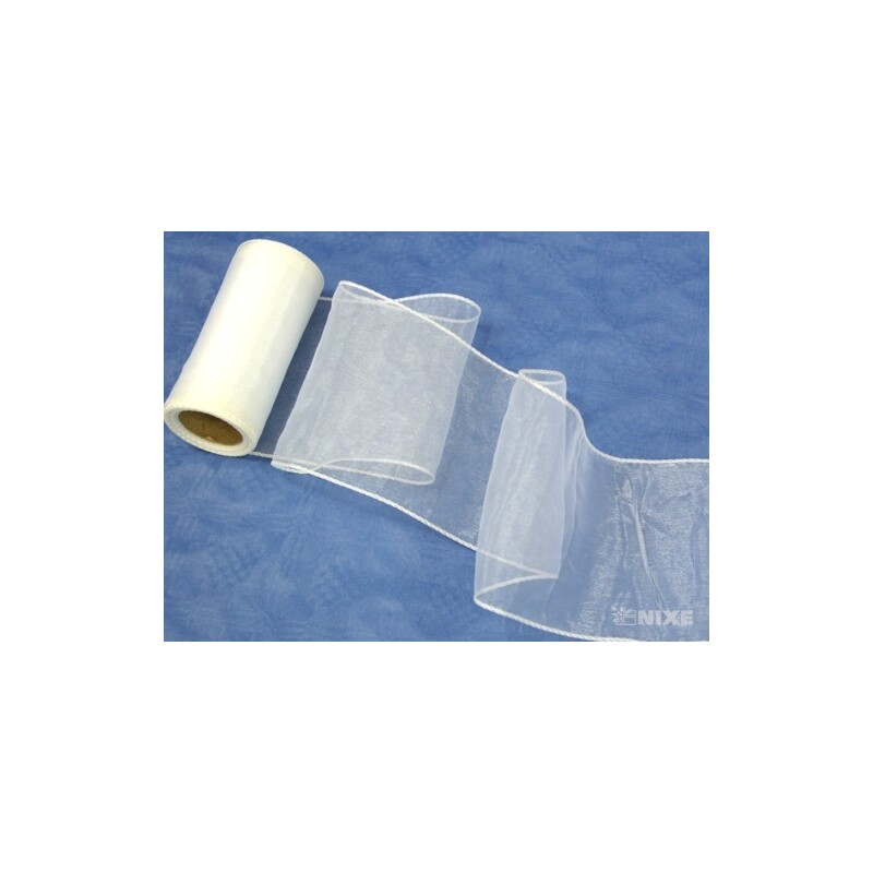 ORGANZA 12cmx8m*BÍLÁ
