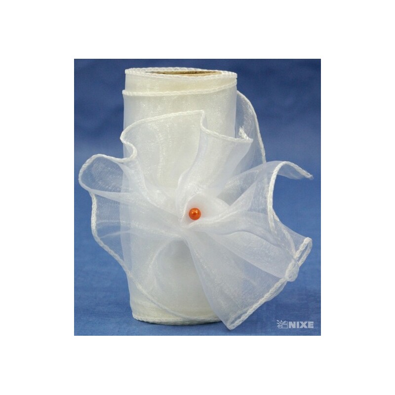 ORGANZA 12cmx8m*BÍLÁ