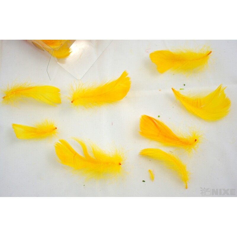 PEŘÍČKA BOX 15gr. cca 250ks*ŽLUTÁ TM. C04