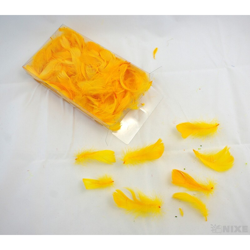 PEŘÍČKA BOX 15gr. cca 250ks*ŽLUTÁ TM. C04