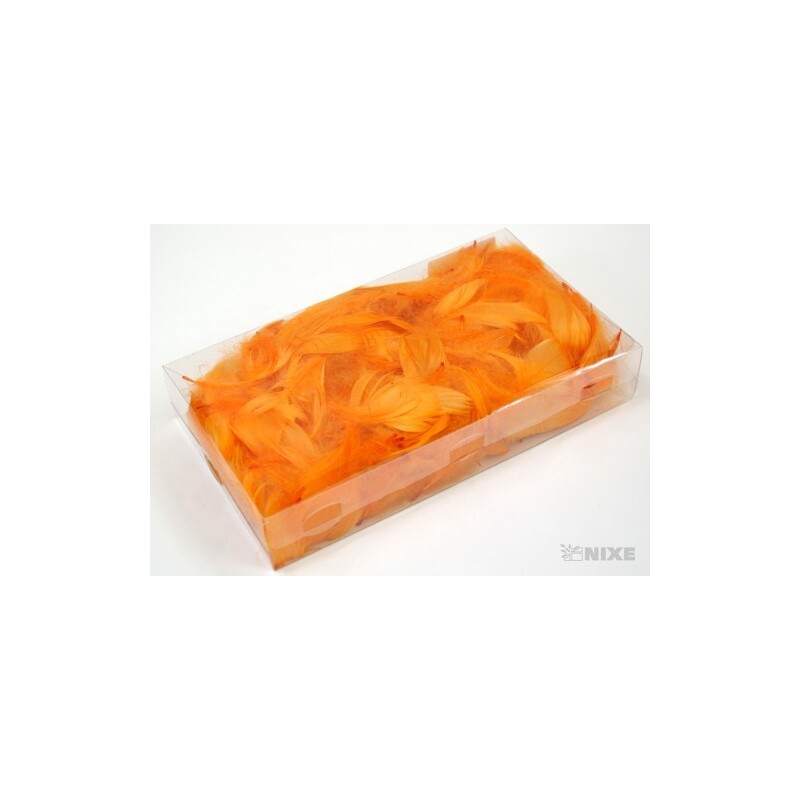 PEŘÍČKA BOX 15gr. cca 250ks*ORANŽOVÁ C05