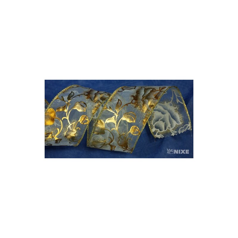 ST YNA26-0250 60mmx20yd*BÍLÁ-ZLATO C001 V+