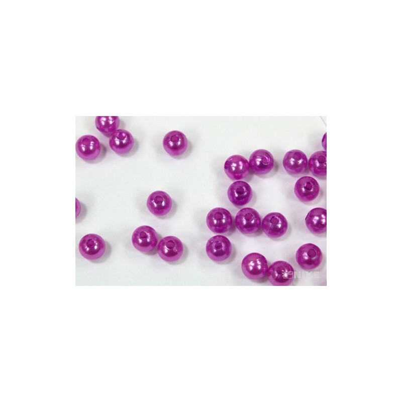 KORÁLKY 8mm 144ks*FIALOVÁ SV.