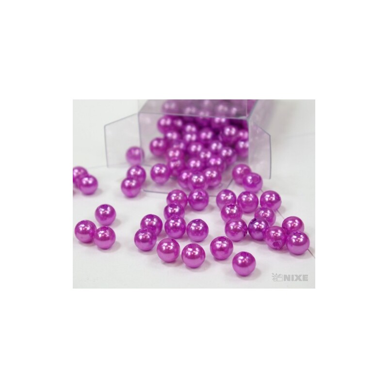 KORÁLKY 8mm 144ks*FIALOVÁ SV.