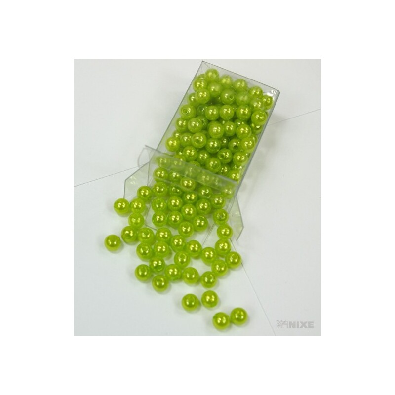 KORÁLKY 8mm 144ks*ZELENÁ