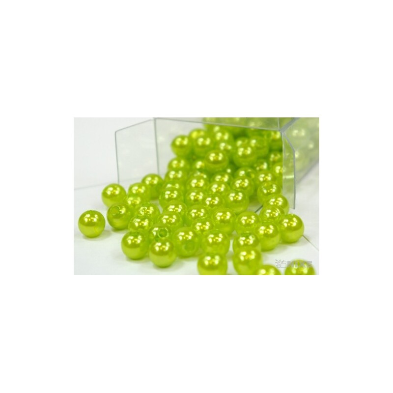 KORÁLKY 8mm 144ks*ZELENÁ