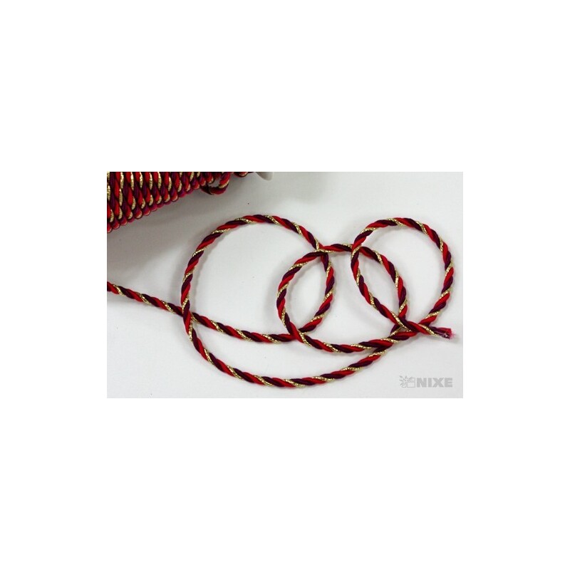 ST RA072-0008 3mmx20yd*ČERV-ZLATO C008 V+