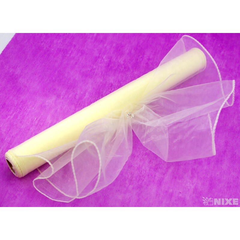 ORGANZA 38cmx9yd*KRÉMOVÁ 048