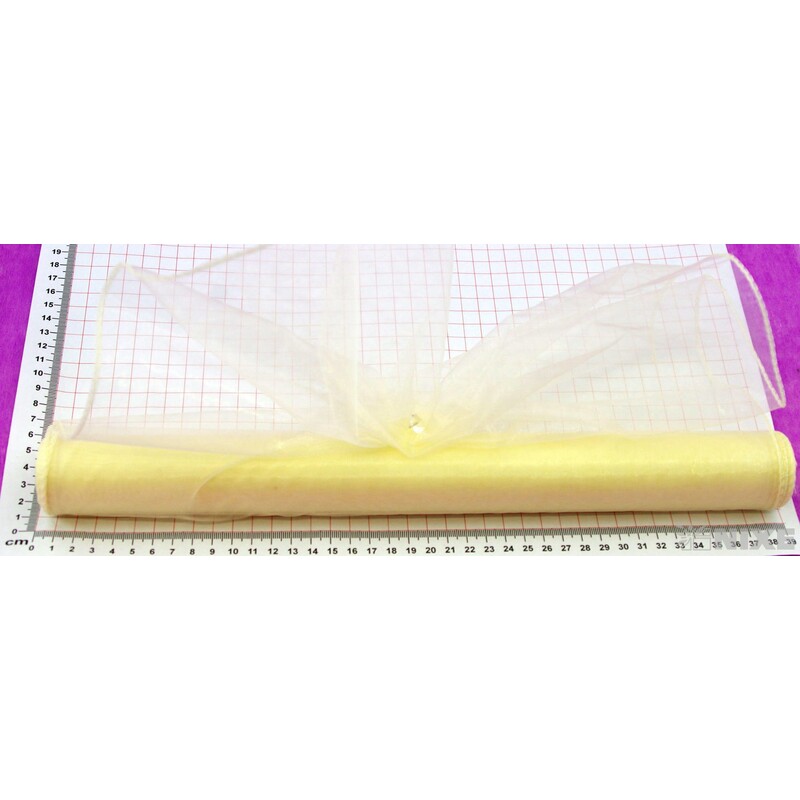 ORGANZA 38cmx9yd*KRÉMOVÁ 048