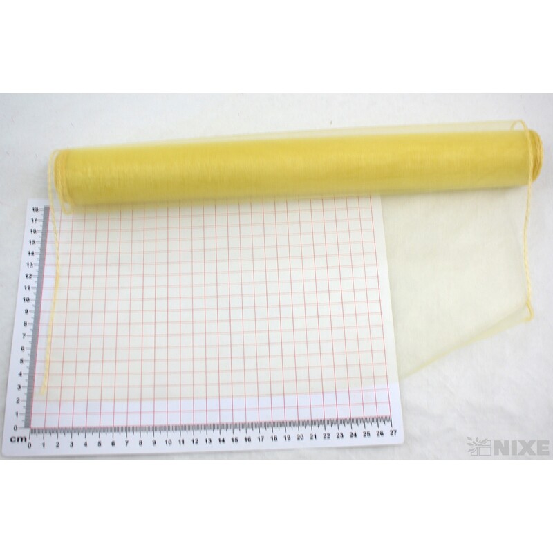 ORGANZA 38cmx9yd*ZLATÁ 019