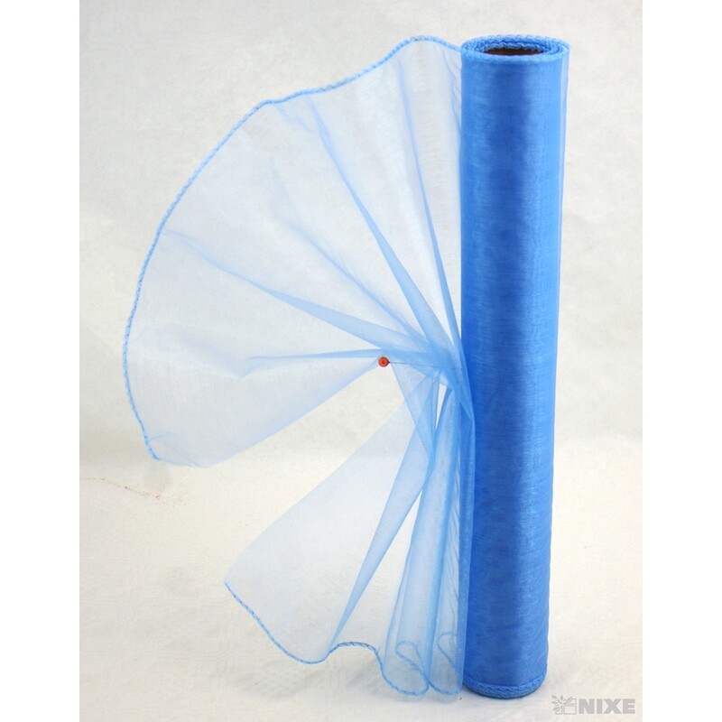 ORGANZA 38cmx9yd*MODRÁ 065 V+