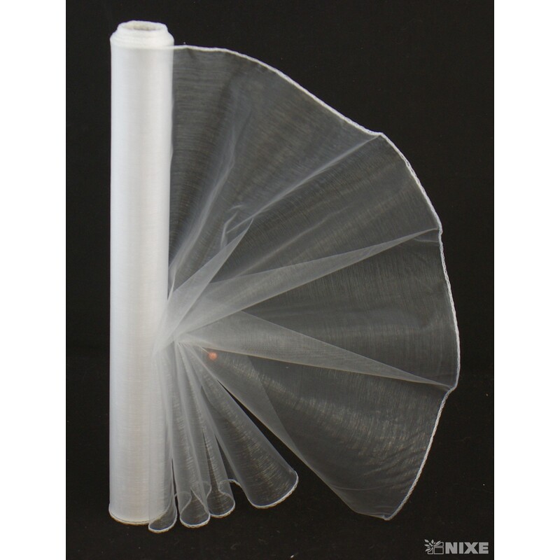 ORGANZA 38cmx9yd*BÍLÁ 050