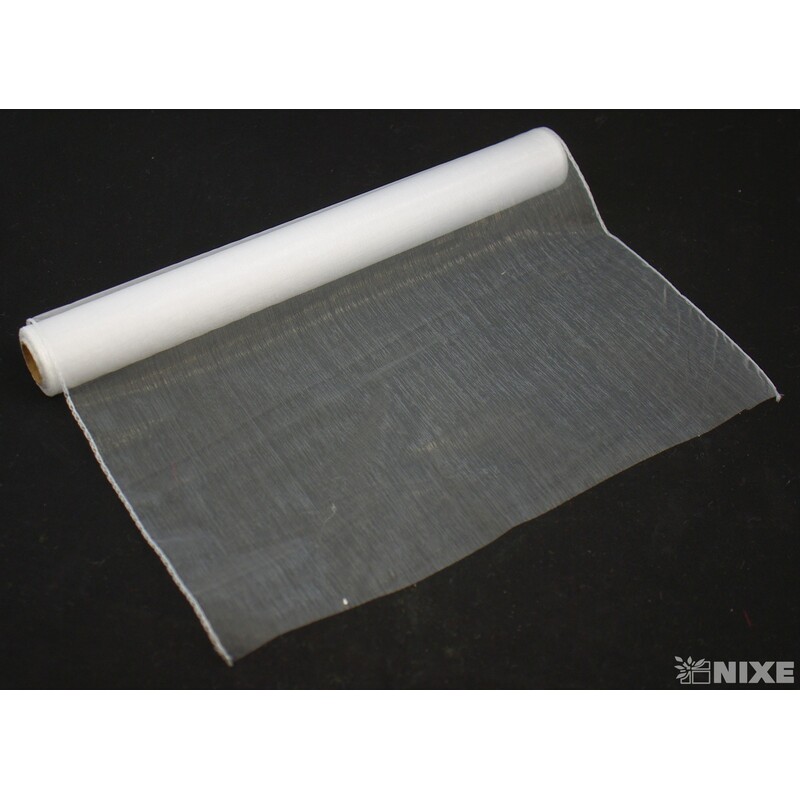 ORGANZA 38cmx9yd*BÍLÁ 050