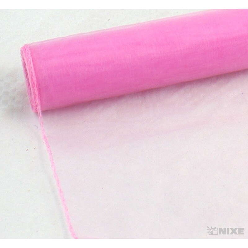 ORGANZA 38cmx9yd*RŮŽOVÁ SV. 069