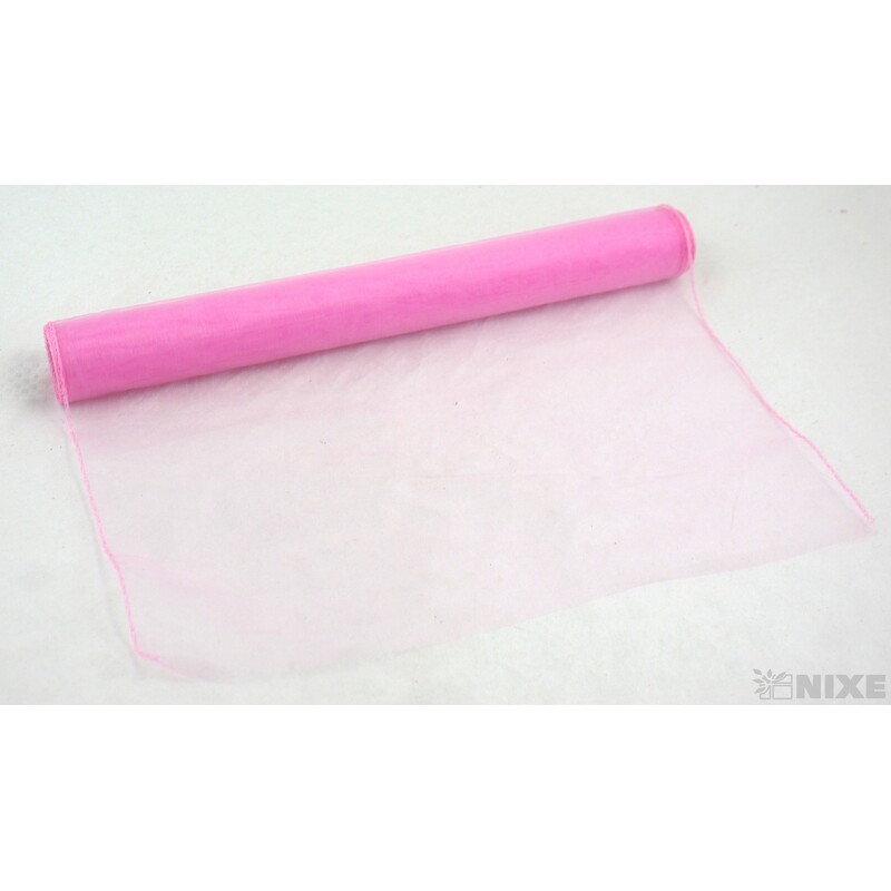 ORGANZA 38cmx9yd*RŮŽOVÁ SV. 069