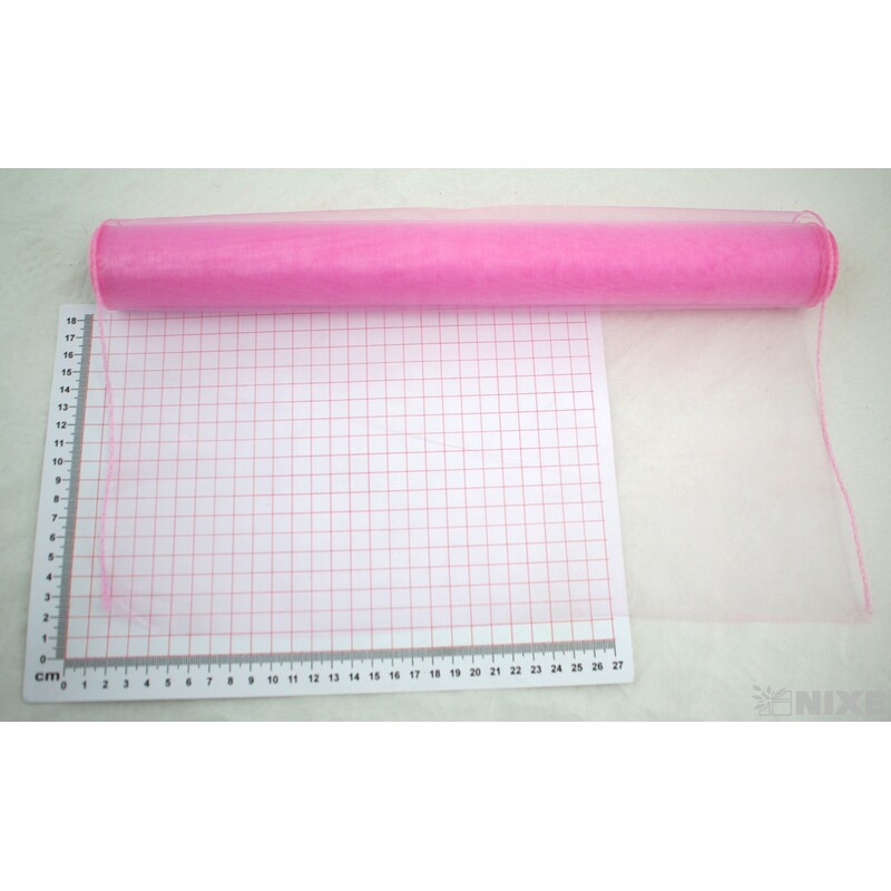 ORGANZA 38cmx9yd*RŮŽOVÁ SV. 069