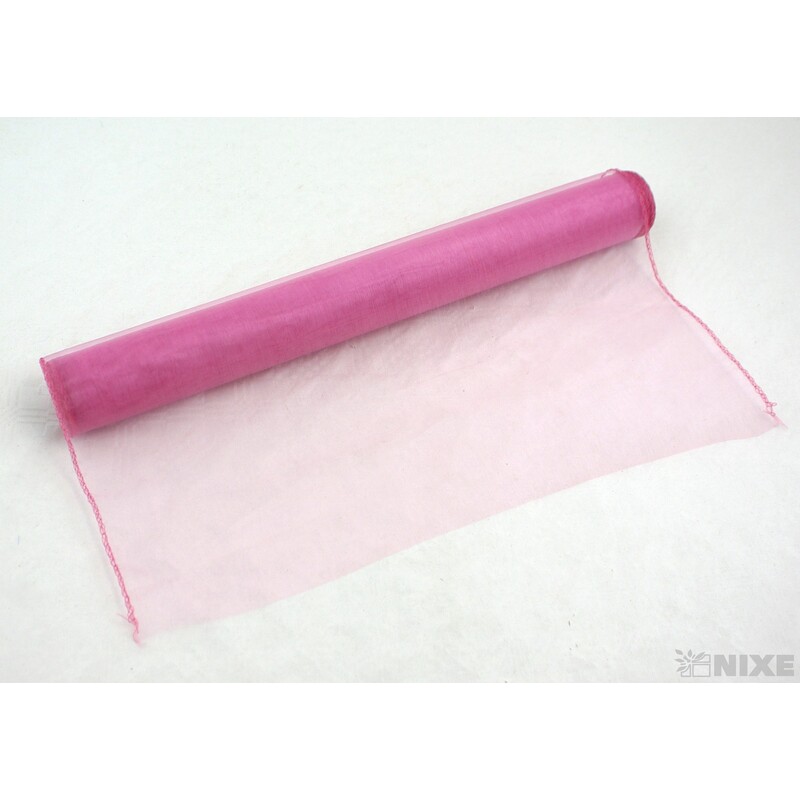 ORGANZA 38cmx9yd*STARORŮŽOVÁ 068