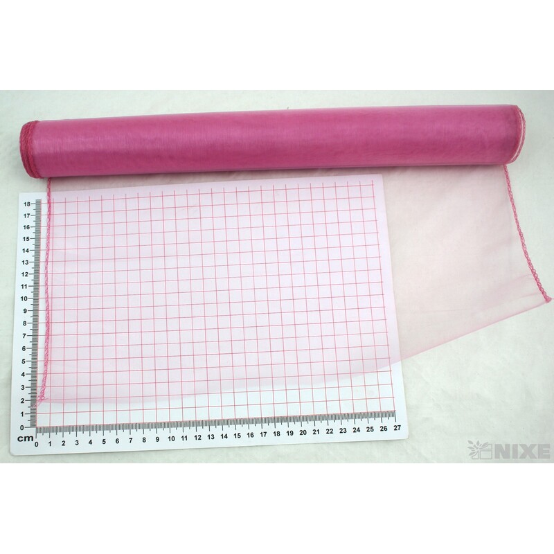 ORGANZA 38cmx9yd*STARORŮŽOVÁ 068
