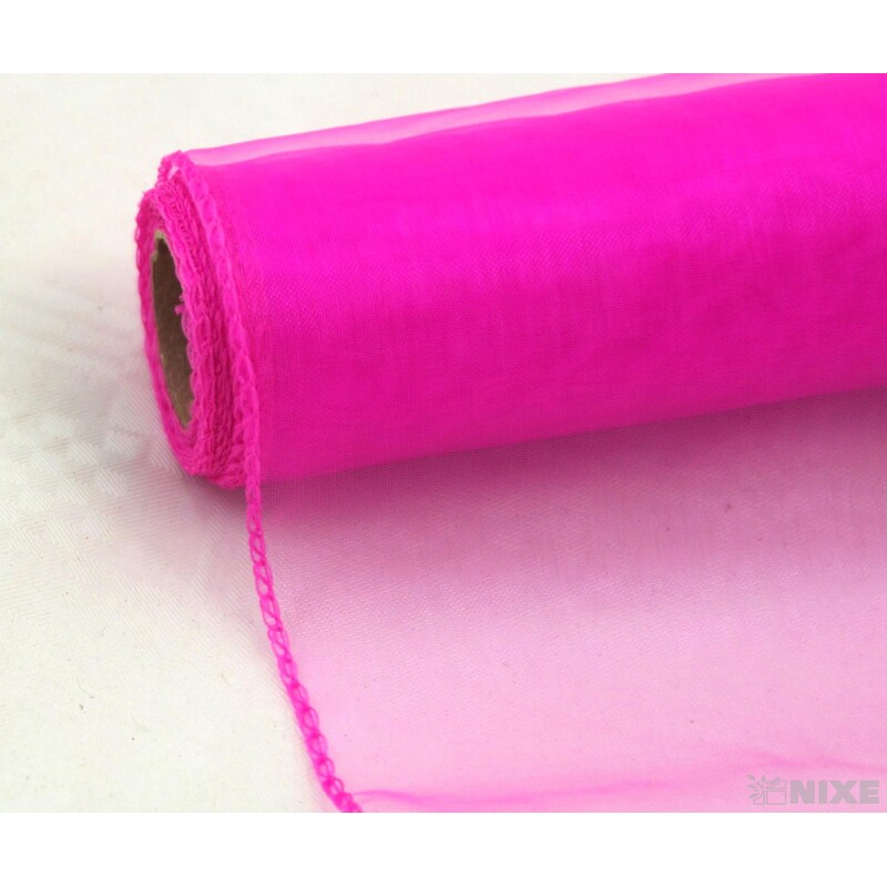 ORGANZA 38cmx9yd*FUXIE 065