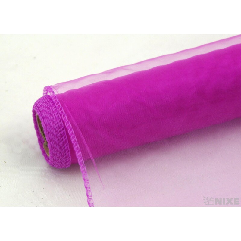ORGANZA 38cmx9yd*RŮŽOVÁ TM. 056