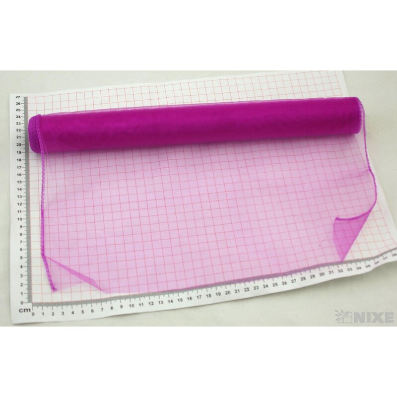 ORGANZA 38cmx9yd*RŮŽOVÁ TM. 056