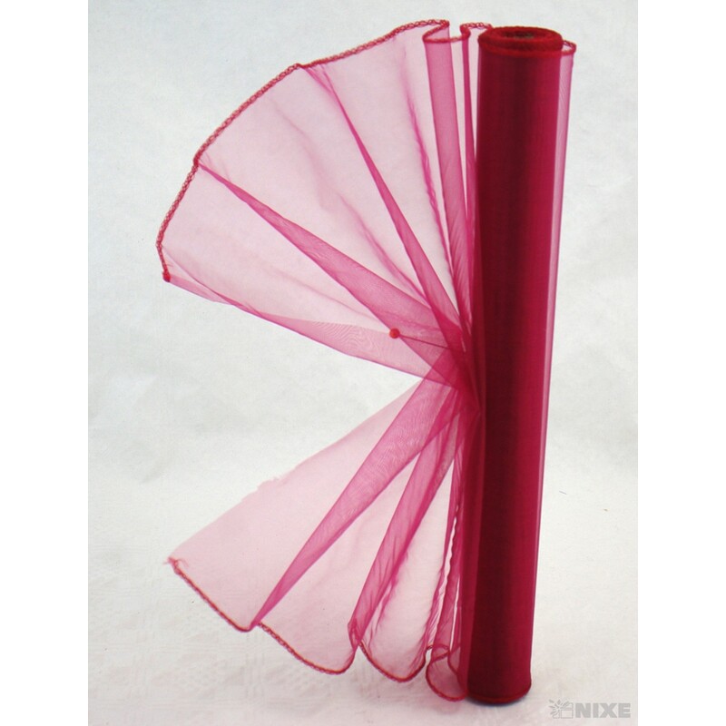 ORGANZA 38cmx9yd*VÍNOVÁ 001