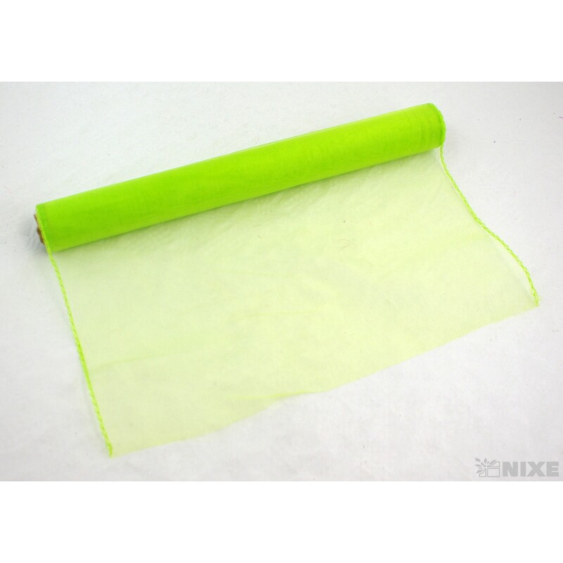 ORGANZA 38cmx9yd*ZELENÁ SV. 071
