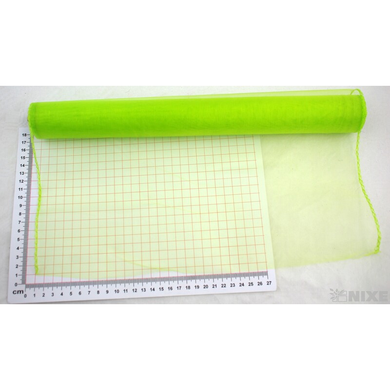 ORGANZA 38cmx9yd*ZELENÁ SV. 071