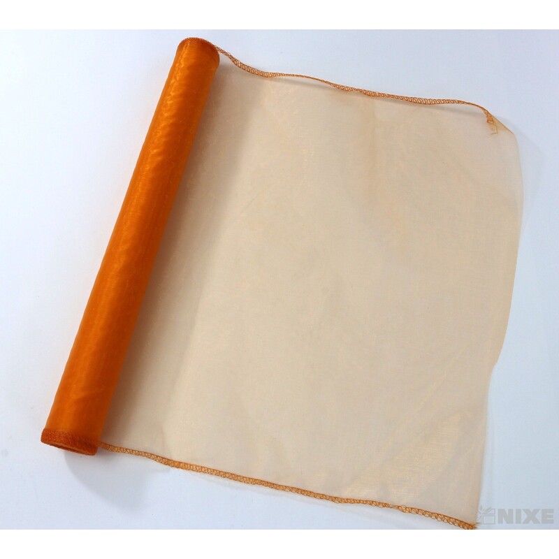 ORGANZA 38cmx9yd*ORANŽOVÁ SV. 051