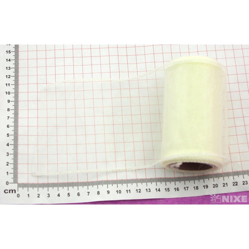 ORGANZA 10cmx10yd*SMETANOVÁ 049