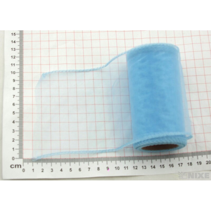 ORGANZA 10cmx10yd*MODRÁ SV. 036