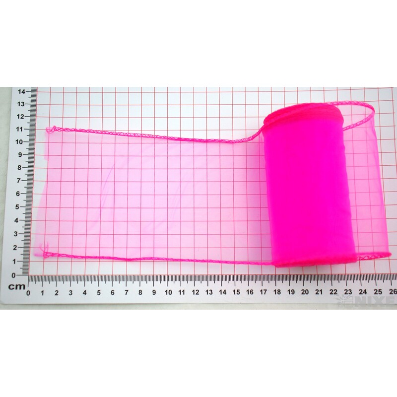 ORGANZA 10cmx10yd*FUXIE 065