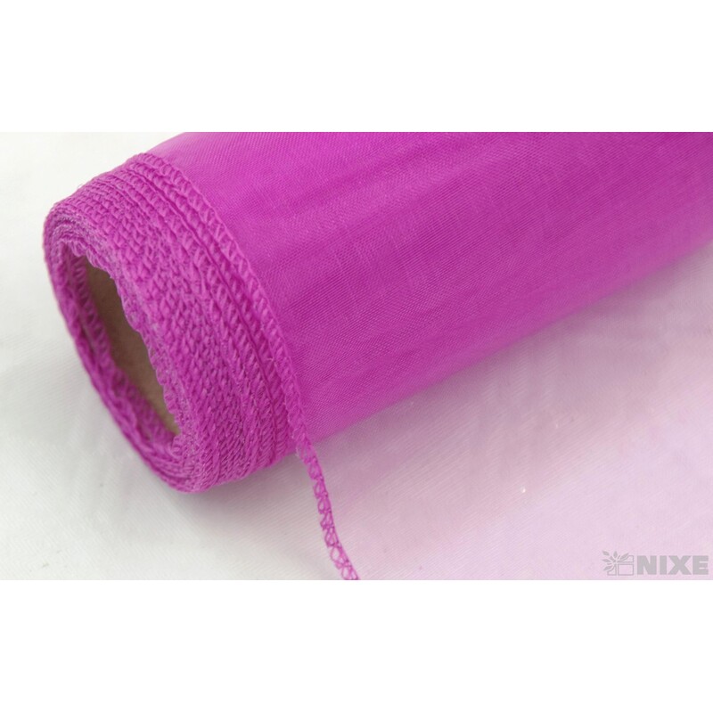 ORGANZA 10cmx10yd*RŮŽOVÁ TM. 056