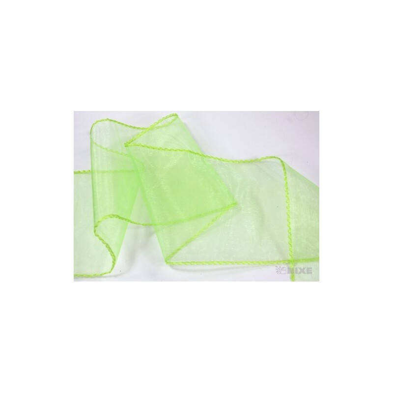 ORGANZA 10cmx10yd*ZELENÁ SV. 029