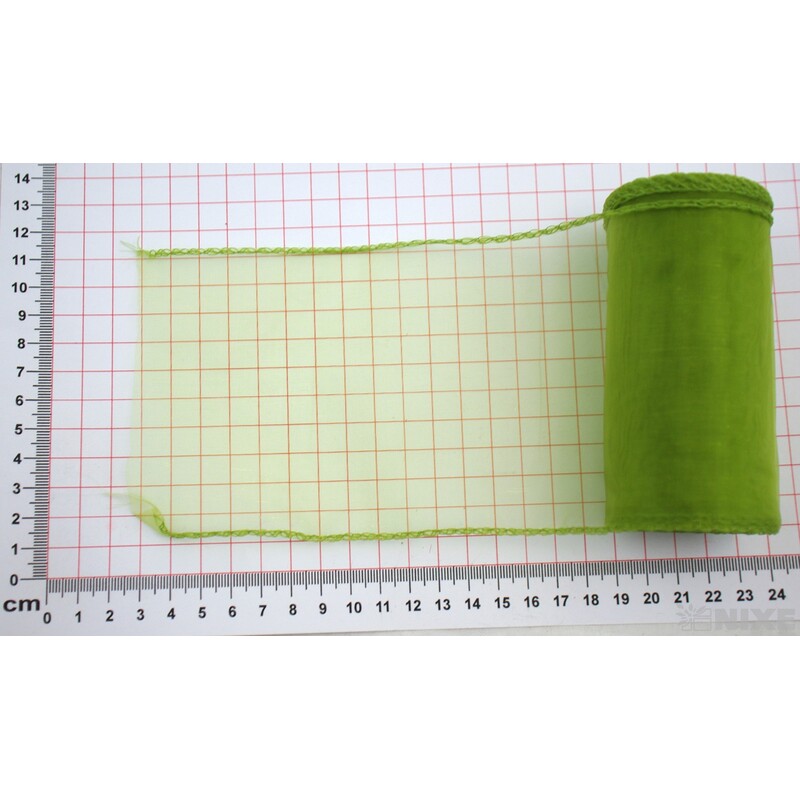 ORGANZA 10cmx10yd*ZELENÁ TM. 053