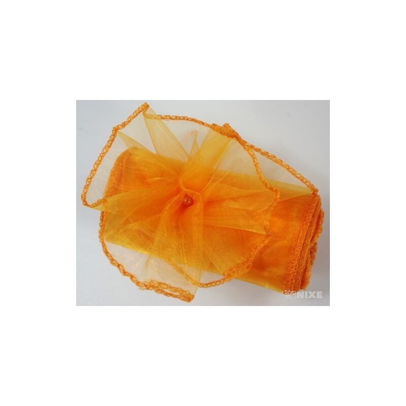 ORGANZA 10cmx10yd*ORANŽOVÁ 113 V+