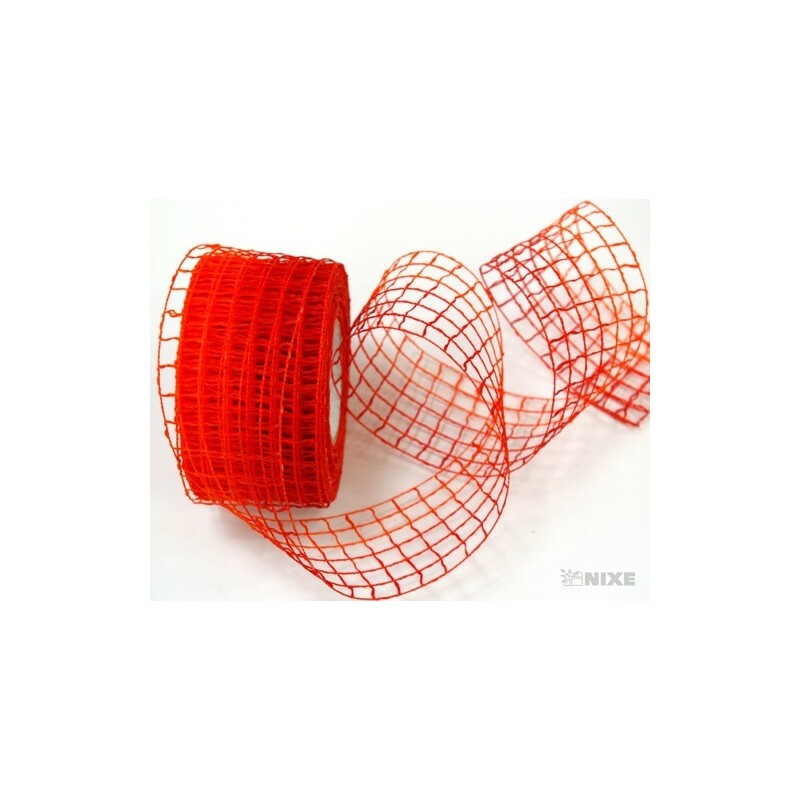 W085 STUHA 50mmx10m*ORANŽOVÁ+ČERVENÁ 65920