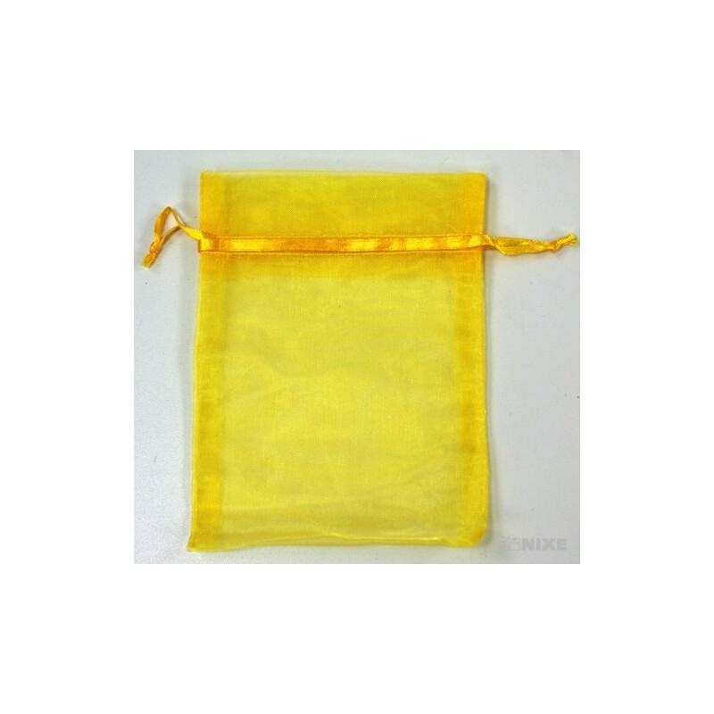 SÁČEK ORGANZA 10x13cm*ŽLUTÁ TM 017
