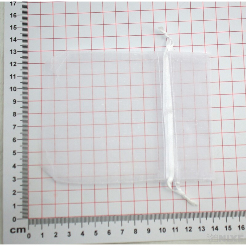 SÁČEK ORGANZA 10x13cm*BÍLÁ 050